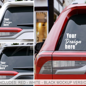 Car Decal Mockup 007